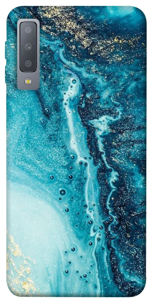 Чохол BLEX Блакитна фарба для Samsung A750 Galaxy A7 (2018), Блакитний