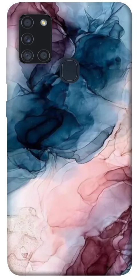 Чохол BLEX Рожево-блакитні розводи для Samsung Galaxy A21s