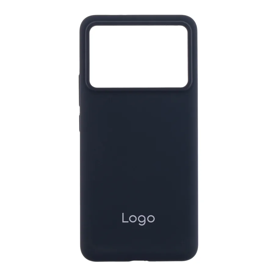 Чохол Liquid Silicone (AA) для Xiaomi Poco F6 Pro 15.Dark Grey