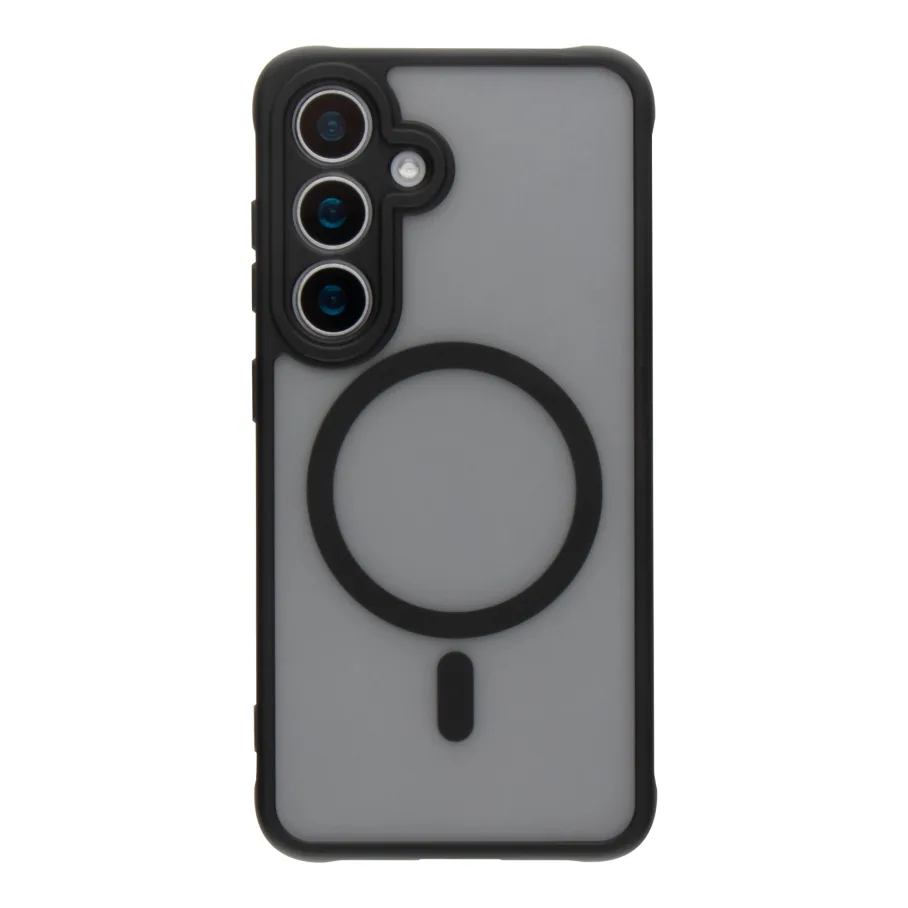 Чохол TPU+PC Anti Drop Full Camera with MagSafe для Samsung Galaxy S25 5G (S931) Black