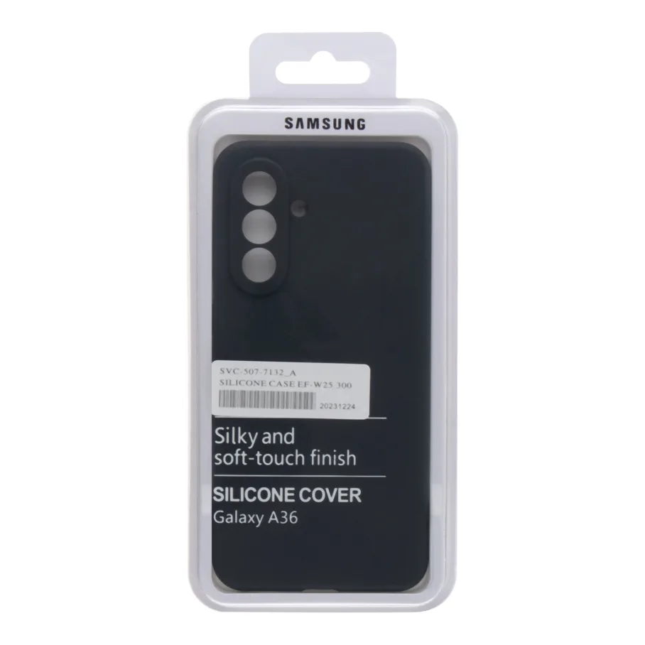 Чохол Liquid Silicone (AA) Full Camera для Samsung Galaxy A36 5G (A366) 15.Dark Grey