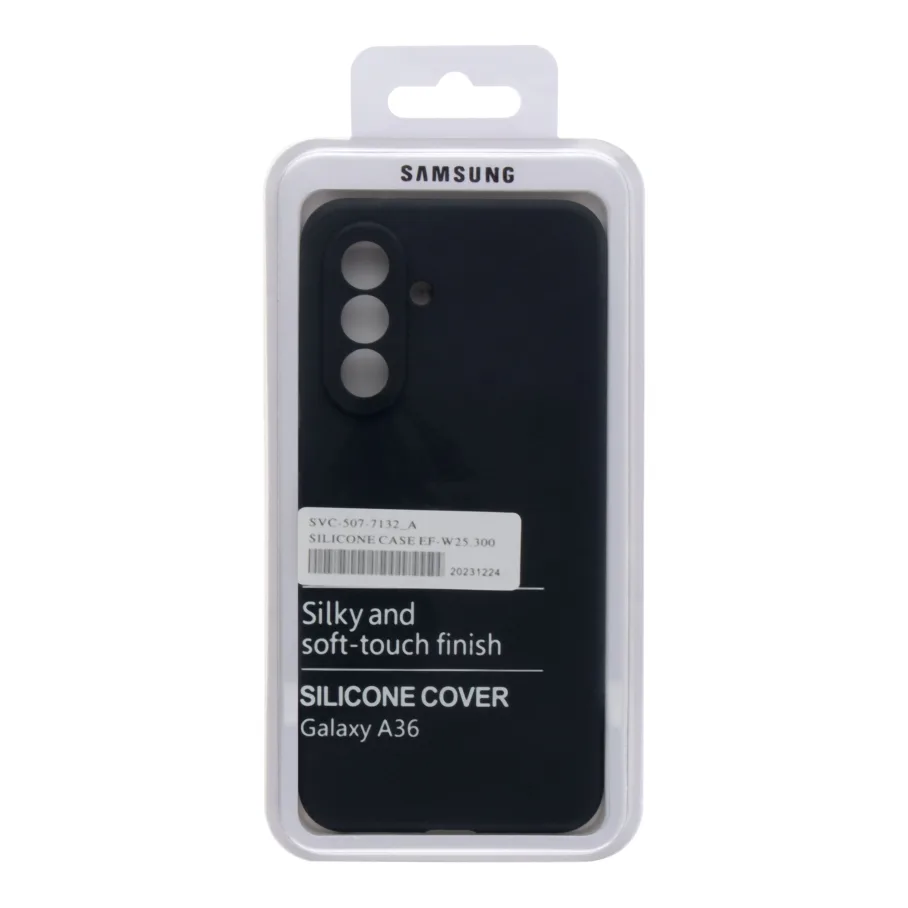 Чохол Liquid Silicone (AA) Full Camera для Samsung Galaxy A36 5G (A366) 18.Black