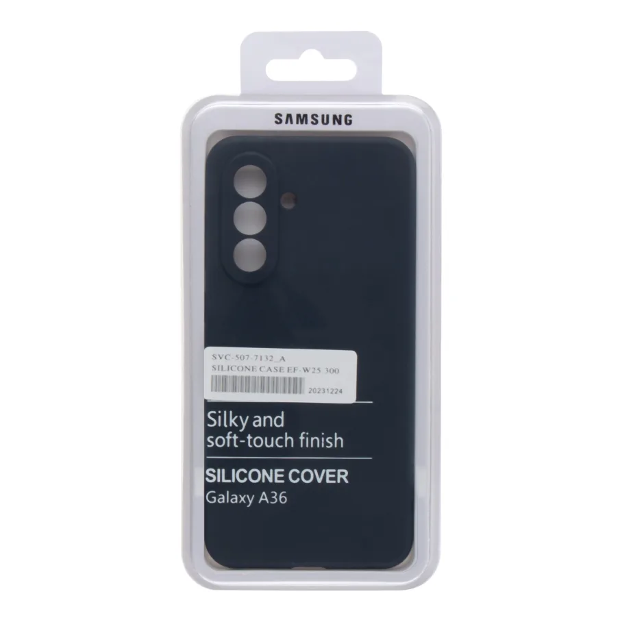 Чохол Liquid Silicone (AA) Full Camera для Samsung Galaxy A36 5G (A366) 08.Dark Blue