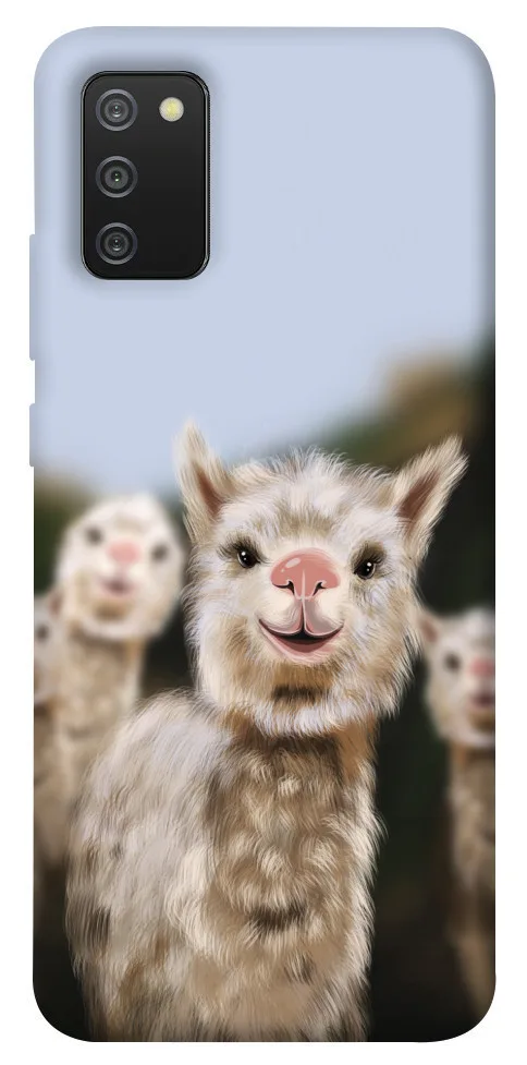Чохол BLEX Funny llamas для Samsung Galaxy A02s