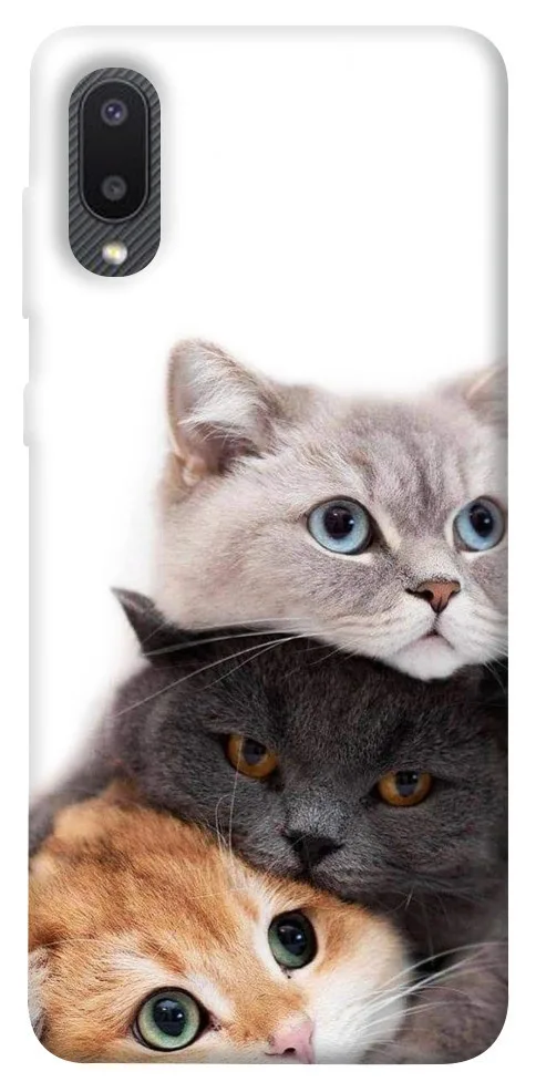 Чохол BLEX Три коти для Samsung Galaxy A02