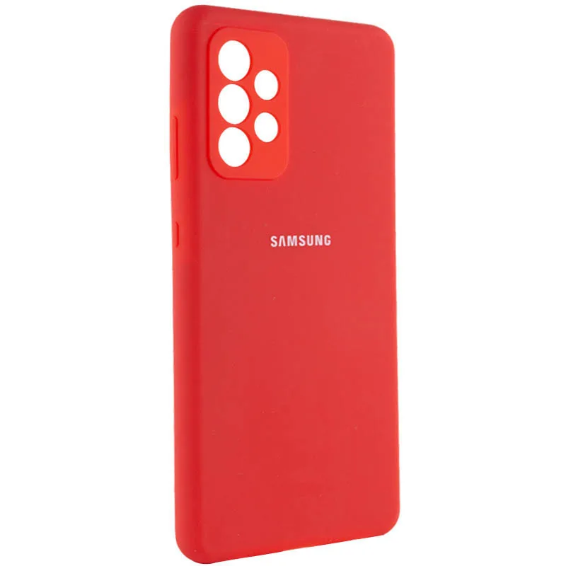 Чохол Silicone Cover із захистом камери (AA) для Samsung Galaxy A53 5G, Червоний