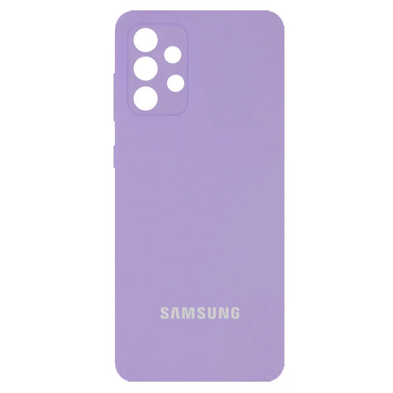 Чохол Silicone Cover із захистом камери (AA) для Samsung Galaxy A53 5G, Фіолетовий
