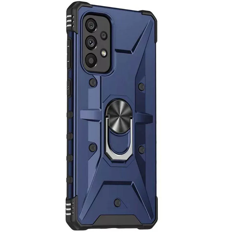 Ударостійкий чохол Pathfinder Ring для Samsung Galaxy A53 5G, Синій / Navy
