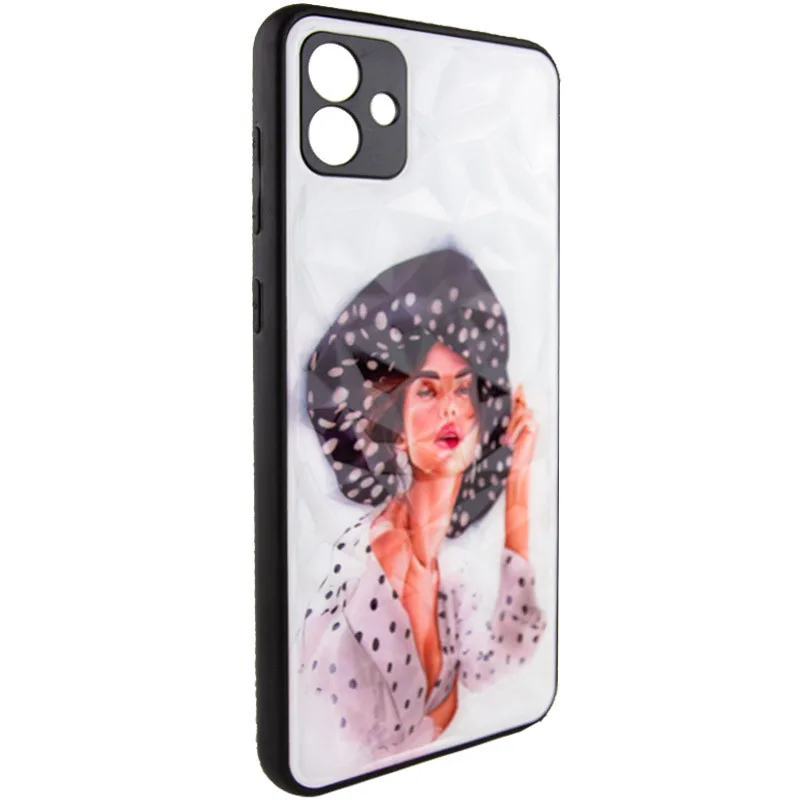 TPU+PC чохол Prisma Ladies для Samsung Galaxy A04, Girl in a hat