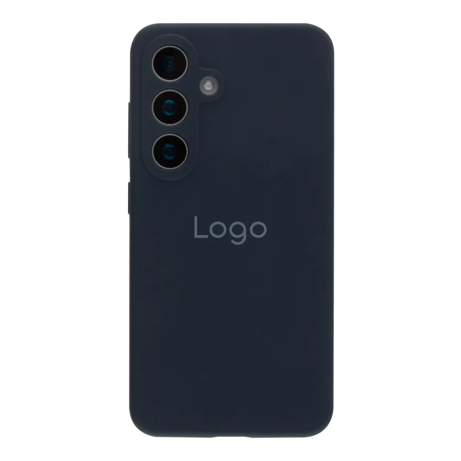 Чохол Liquid Silicone (AA) Full Camera для Samsung Galaxy S25 5G (S931) 08.Dark Blue
