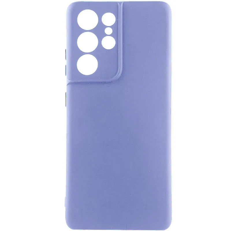 Чохол Silicone Cover Lakshmi із захистом камери (A) для Samsung Galaxy S23 Ultra, Фіолетовий