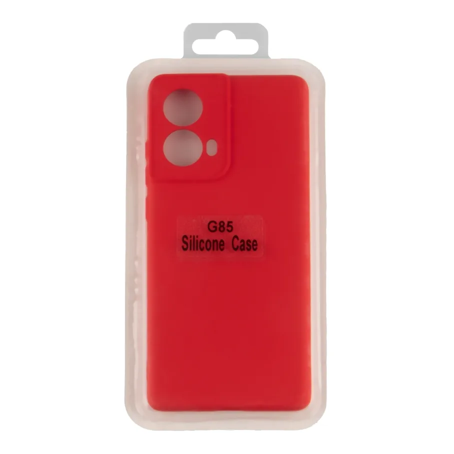 Чохол Silicone Cover Full Camera (A) для Motorola G85 14.Red
