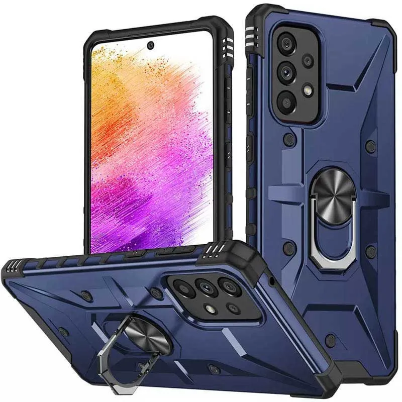 Протиударний чохол Pathfinder Ring для Samsung Galaxy A73 5G, Синій / Navy