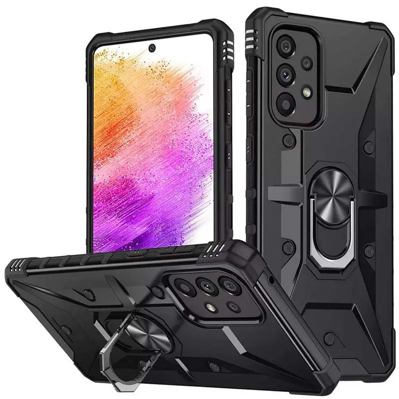 Протиударний чохол Pathfinder Ring для Samsung Galaxy A73 5G, Чорний