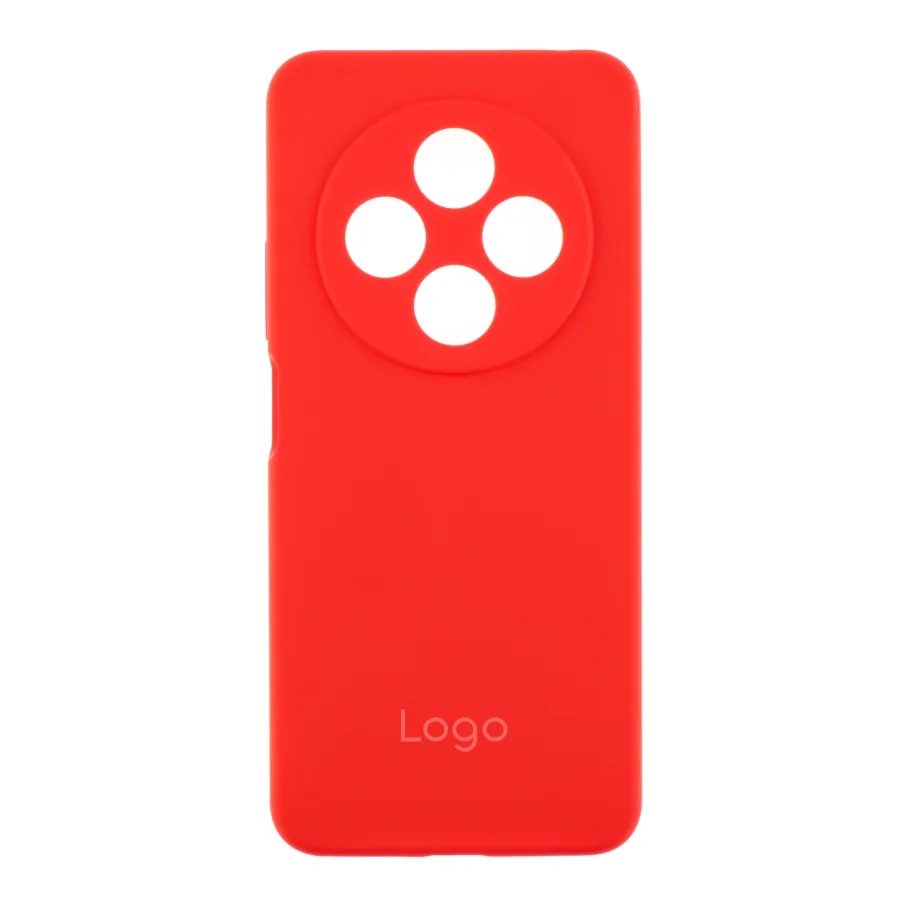 Чохол Liquid Silicone (AA) Full Camera для Xiaomi Redmi 14C/Redmi A4/Poco C75 14.Red