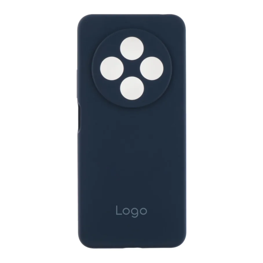 Чохол Liquid Silicone (AA) Full Camera для Xiaomi Redmi 14C/Redmi A4/Poco C75 08.Dark Blue