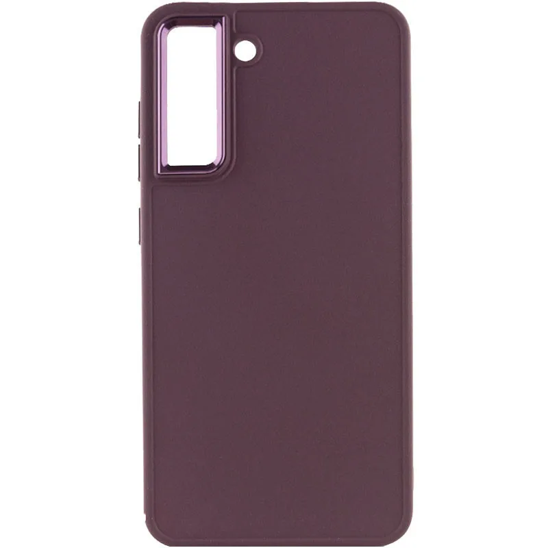 TPU чохол Bonbon Metal Style для Samsung Galaxy S23, Бордовый