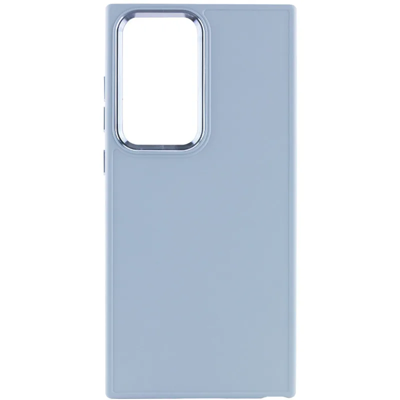 TPU чохол Bonbon Metal Style для Samsung Galaxy S23 Ultra, Блакитний