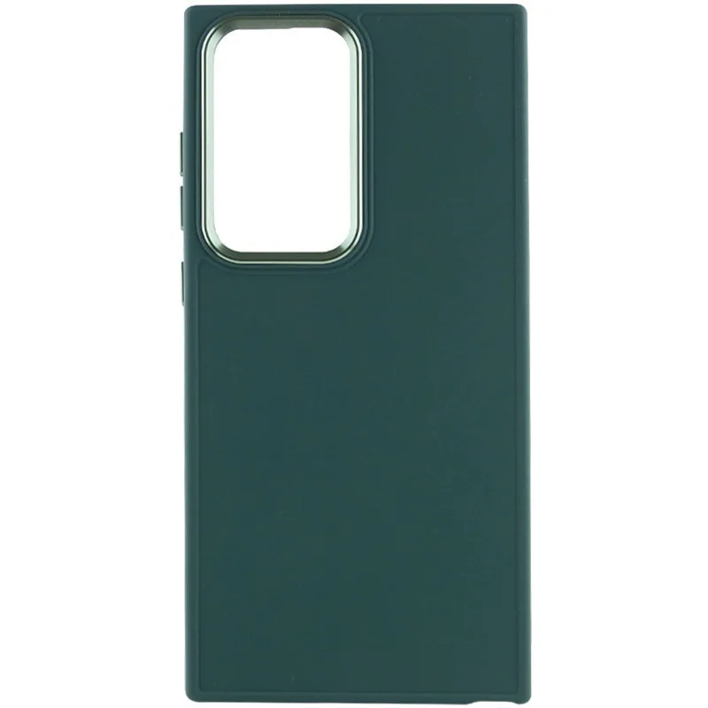 TPU чохол Bonbon Metal Style для Samsung Galaxy S23 Ultra, Зелений