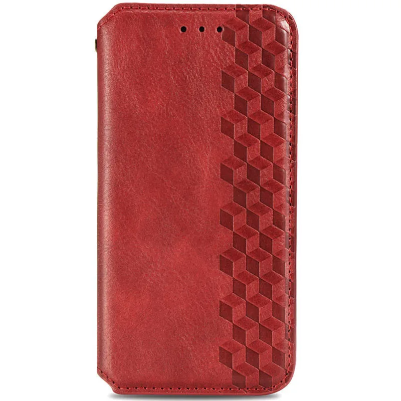 Шкіряний чохол книжка GETMAN Cubic (PU) для Samsung Galaxy A04e, Червоний