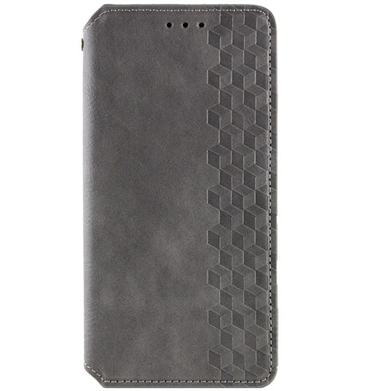 Шкіряний чохол книжка GETMAN Cubic (PU) для Samsung Galaxy A54 5G, Сірий