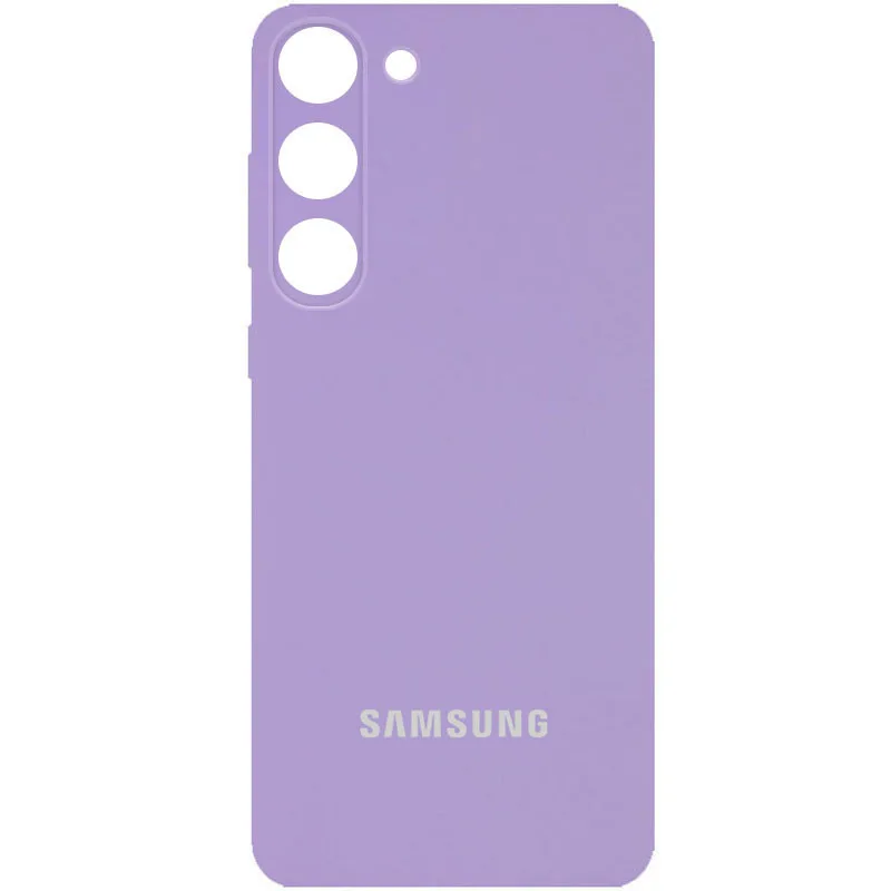 Чохол Silicone Cover із захистом камери (AA) для Samsung Galaxy S23, Фіолетовий
