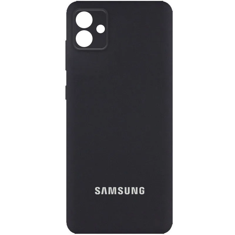 Чохол Silicone Cover із захистом камери (AA) для Samsung Galaxy A04e, Чорний