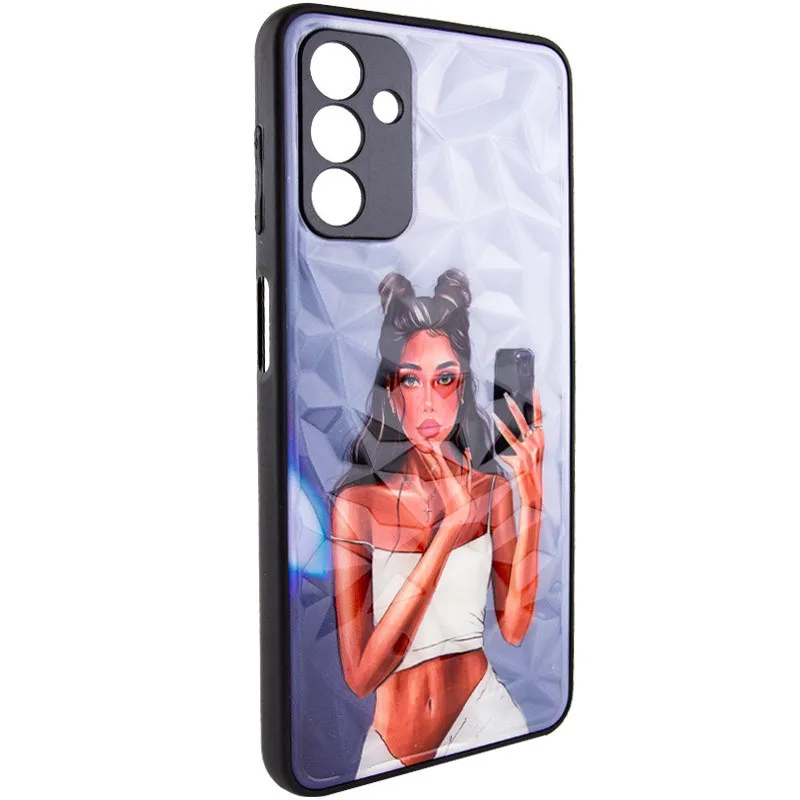 TPU+PC чохол Prisma Ladies для Samsung Galaxy A54 5G, Black in White