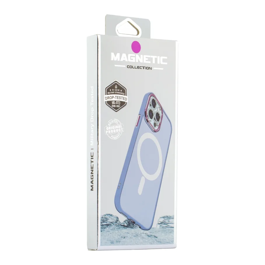 Чохол TPU+PC Space Magnetic Color with Magsafe для Samsung Galaxy S24 5G (S921) Dark Purple