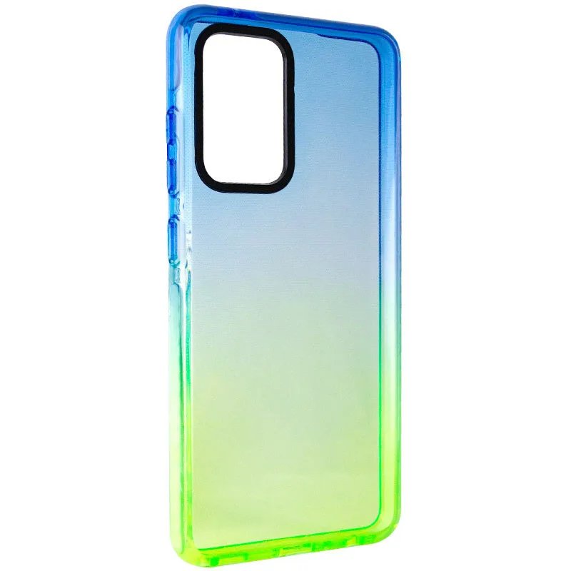 Чохол TPU+PC Sunny Gradient для Samsung Galaxy A33 5G, Синій / Салатовий