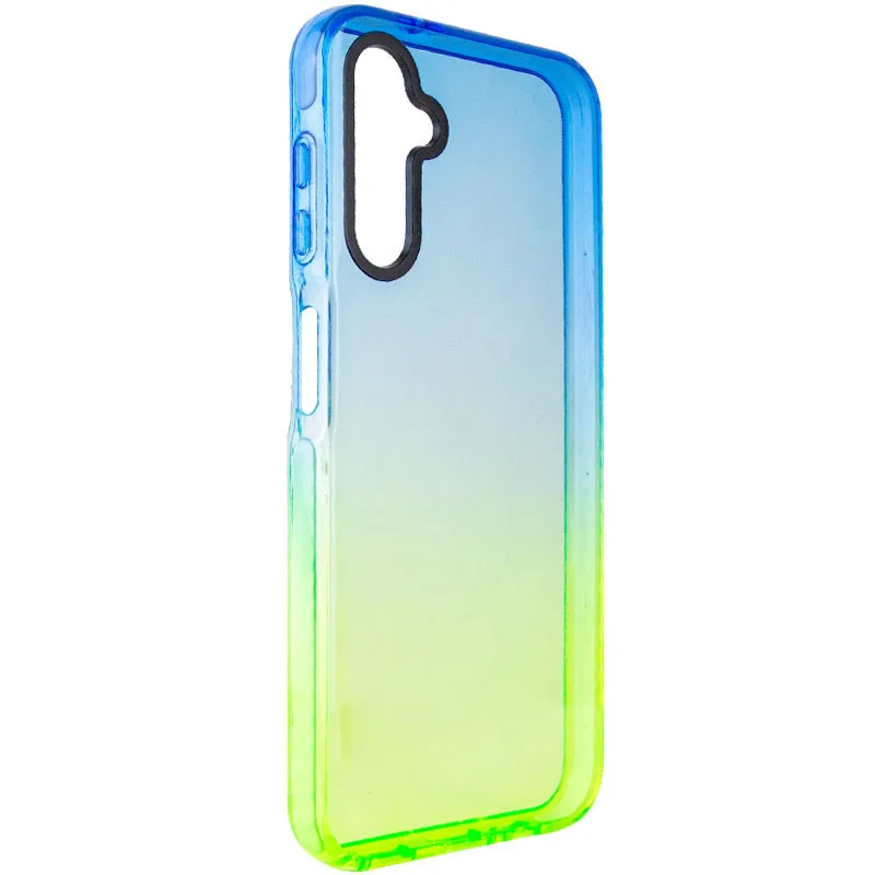 Чохол TPU+PC Sunny Gradient для Samsung Galaxy A34 5G, Синій / Салатовий