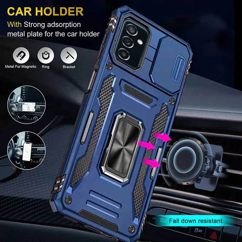Протиударний чохол Camshield Army Ring для Samsung Galaxy A54 5G, Синій / Navy