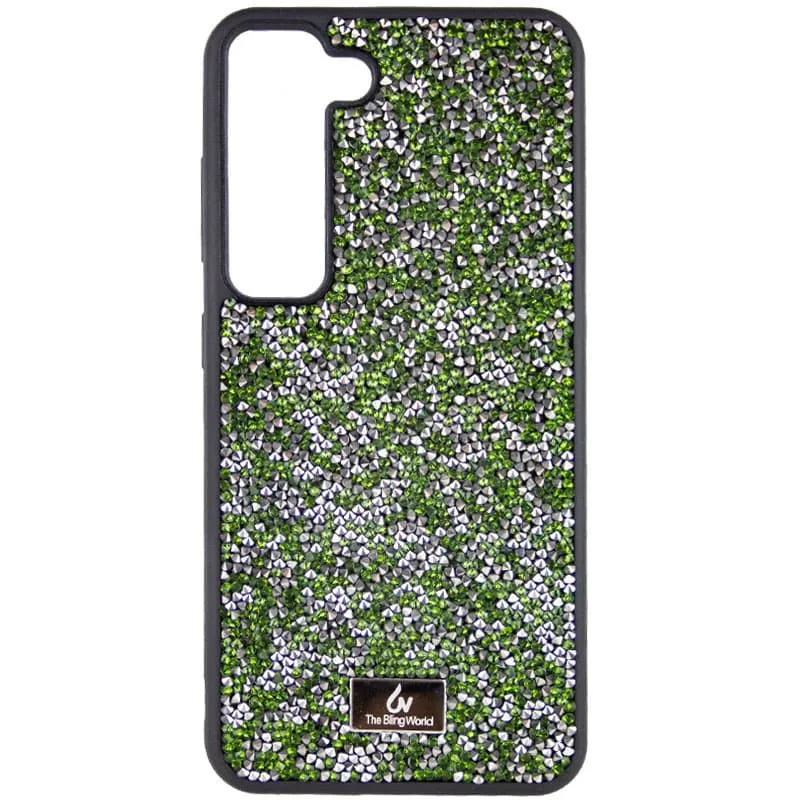 TPU чохол Bling World Rock Diamond для Samsung Galaxy S23+, Зелений