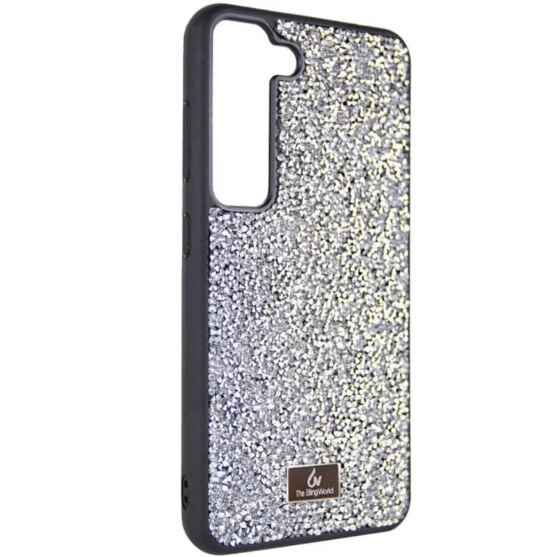 TPU чохол Bling World Rock Diamond для Samsung Galaxy S23+, Серебряный