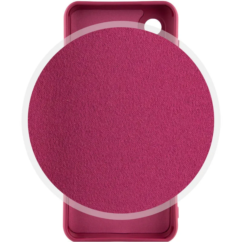 Чохол Silicone Cover Lakshmi із захистом камери (AAA) для Samsung Galaxy S23+, Бордовый