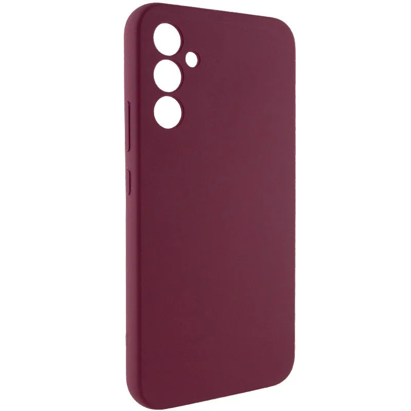 Чохол Silicone Cover Lakshmi із захистом камери (AAA) для Samsung Galaxy A54 5G, Бордовый