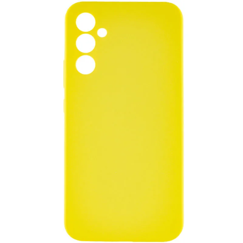 Чохол Silicone Cover Lakshmi із захистом камери (AAA) для Samsung Galaxy A54 5G, Жовтий