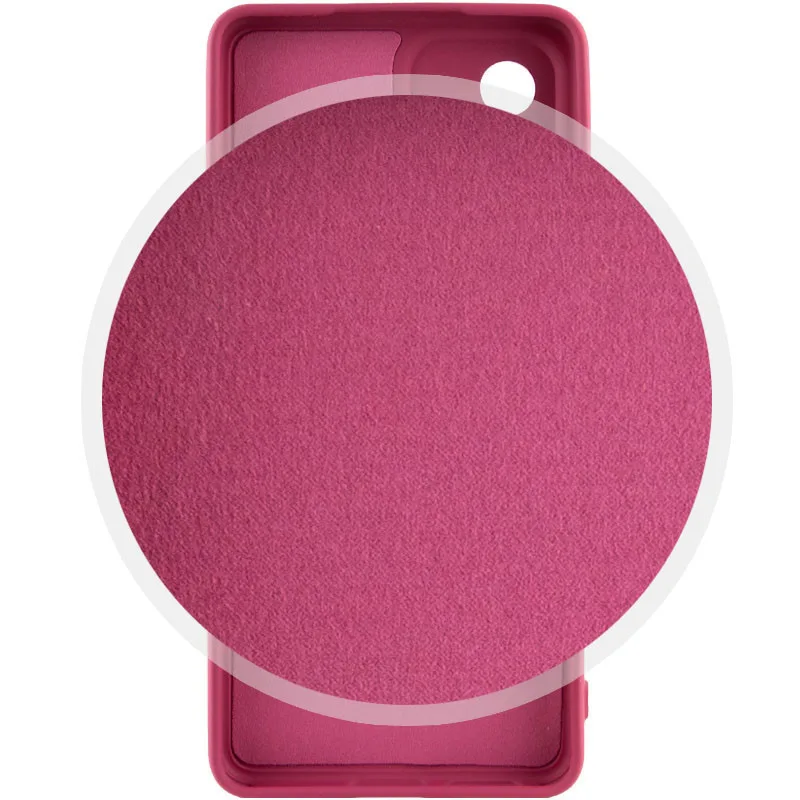Чохол Silicone Cover Lakshmi із захистом камери (AAA) для Samsung Galaxy S23 Ultra, Бордовый