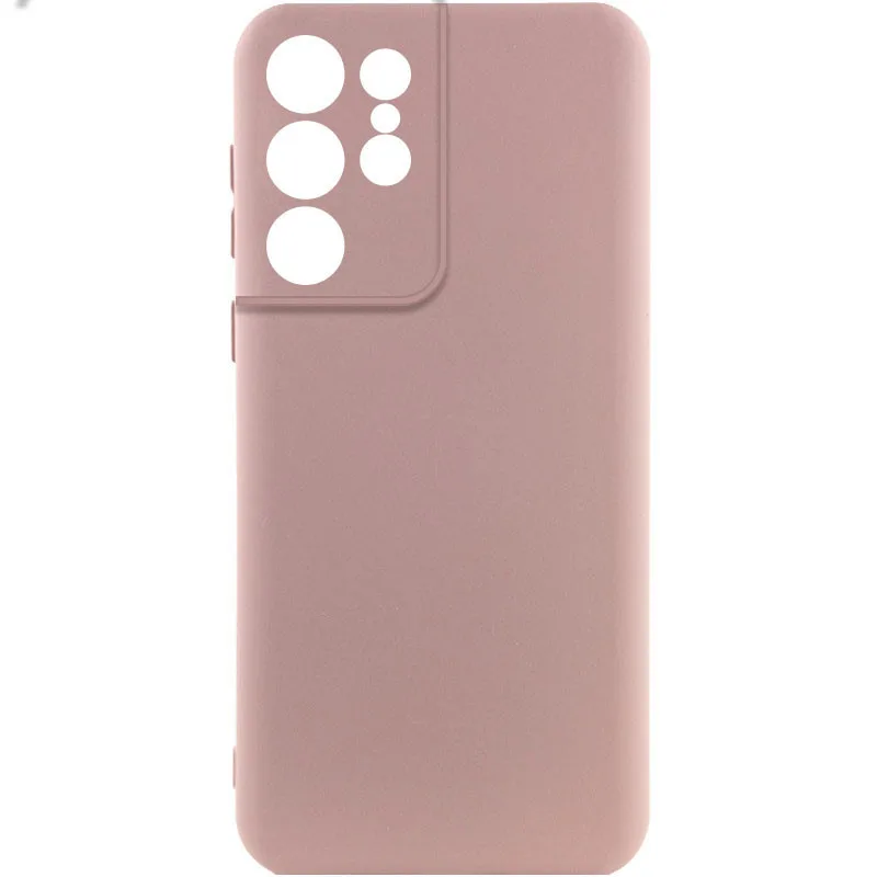 Чохол Silicone Cover Lakshmi із захистом камери (AAA) для Samsung Galaxy S23 Ultra, Рожевий