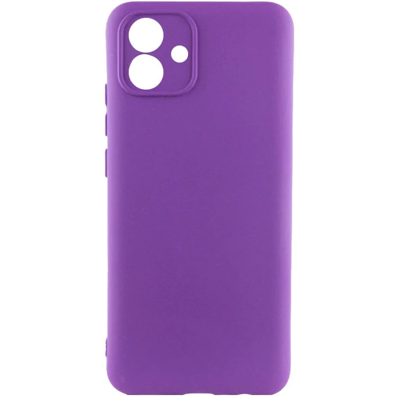 Чохол Silicone Cover Lakshmi із захистом камери (AAA) для Samsung Galaxy A04e, Фіолетовий / Amethyst