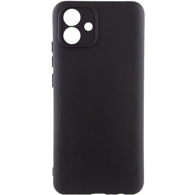 Чохол Silicone Cover Lakshmi із захистом камери (AAA) для Samsung Galaxy A04e, Чорний