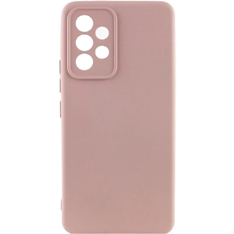 Чохол Silicone Cover Lakshmi із захистом камери (AAA) для Samsung Galaxy A53 5G, Рожевий
