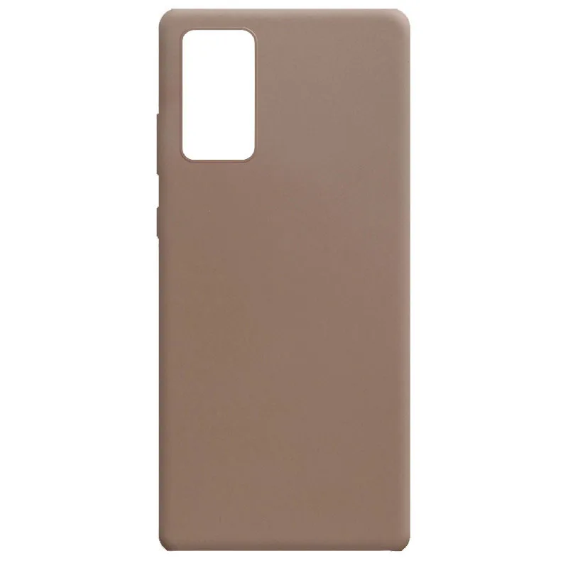 Силіконовий чохол Candy для Samsung Galaxy Note 20, Коричневий