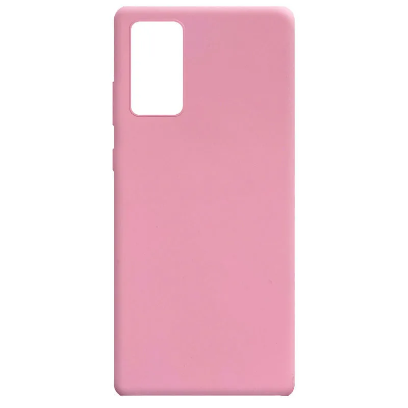 Силіконовий чохол Candy для Samsung Galaxy Note 20, Рожевий