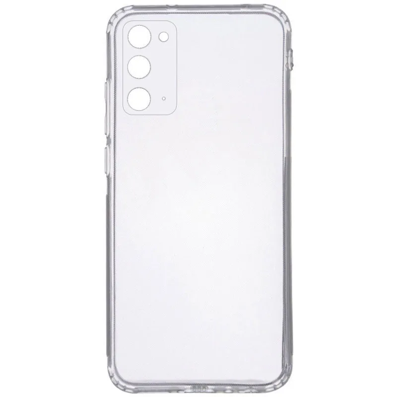 TPU чохол GETMAN Clear 1,0 mm для Samsung Galaxy Note 20, Прозорий