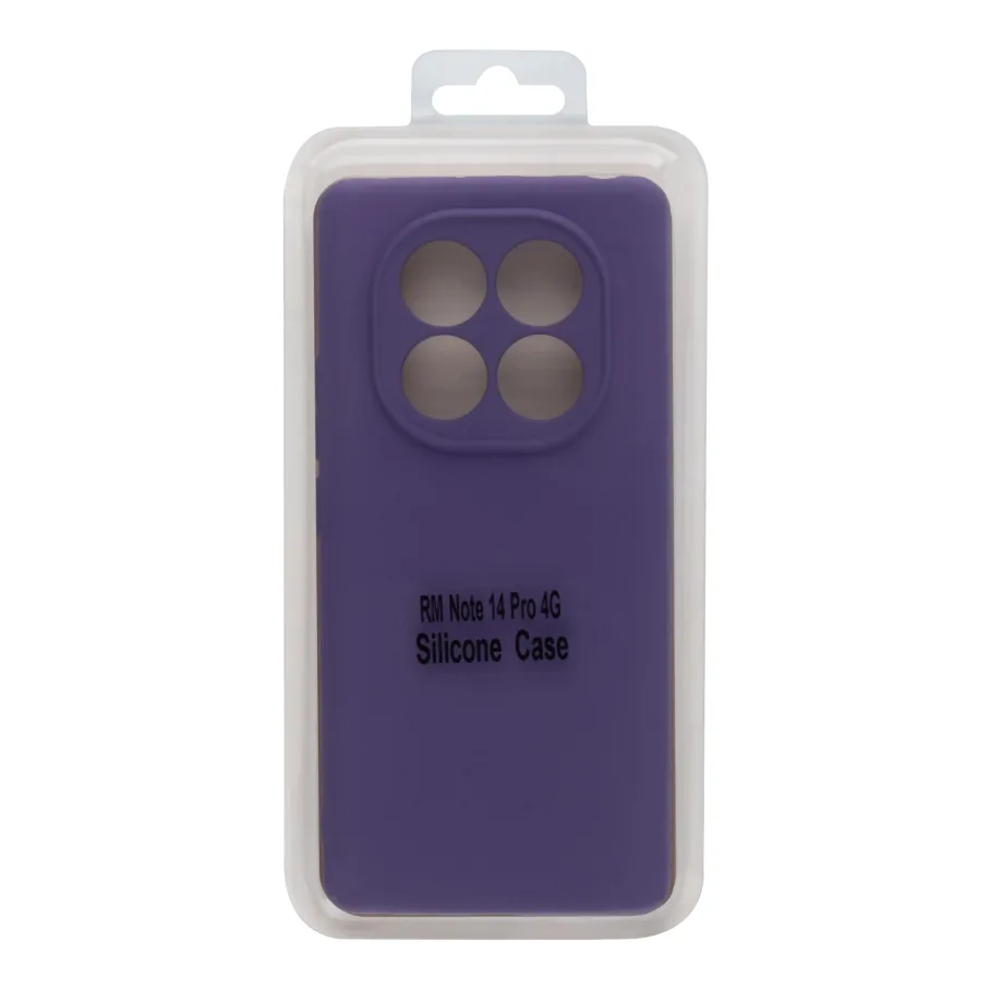Чохол Silicone Cover Full Camera (A) для Xiaomi Redmi Note 14 Pro 4G 39.Elegant Purple