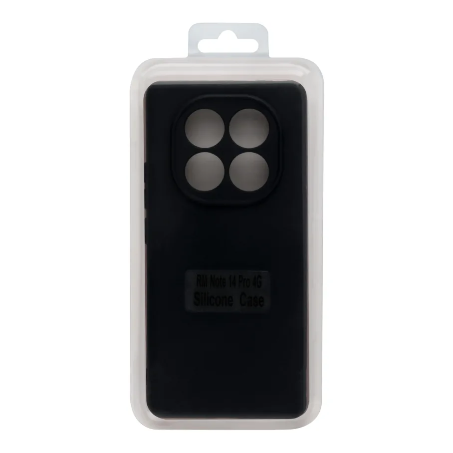 Чохол Silicone Cover Full Camera (A) для Xiaomi Redmi Note 14 Pro 4G 18.Black