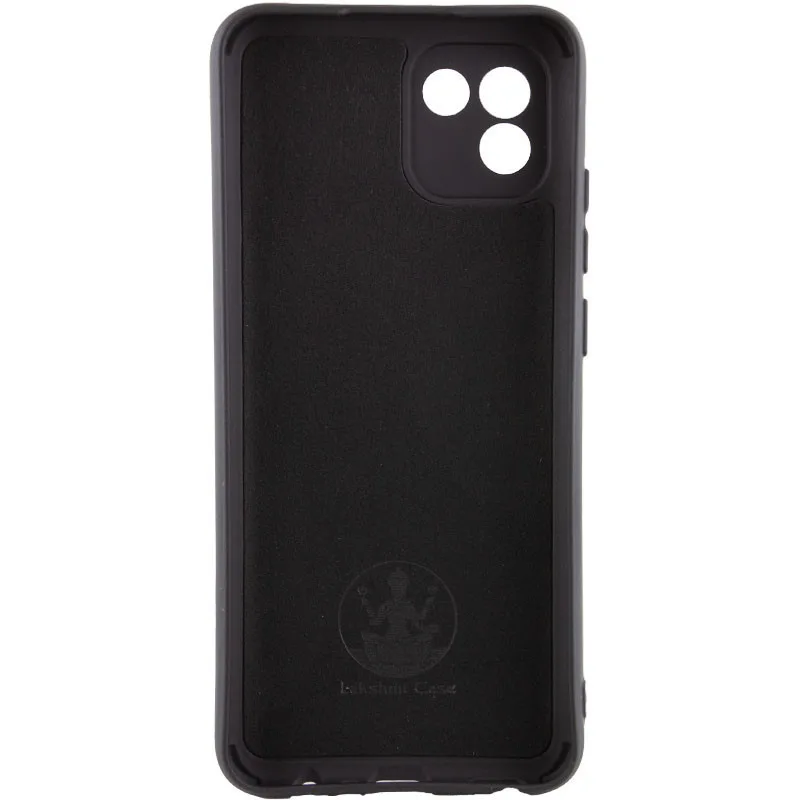 Чохол Silicone Cover Lakshmi із захистом камери (A) для Samsung Galaxy A03, Чорний