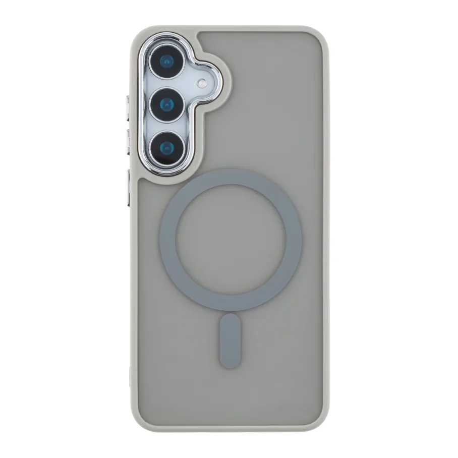 Чохол TPU+PC Space Magnetic Color with Magsafe для Samsung Galaxy S25 5G (S931) Grey