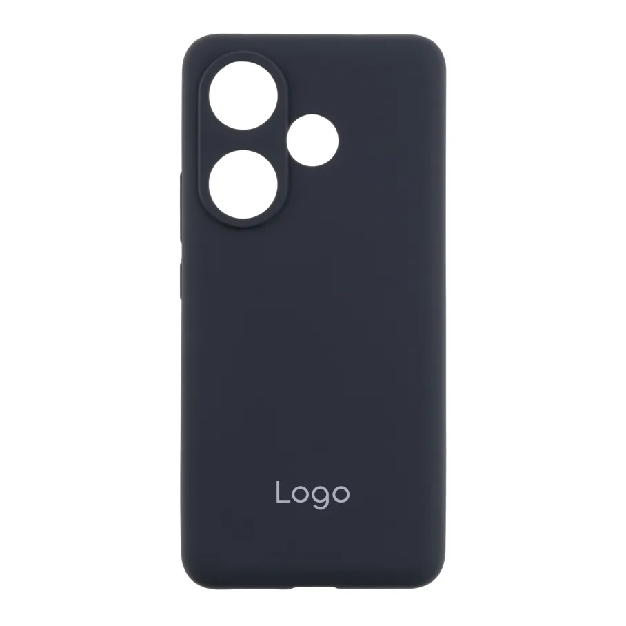 Чохол Liquid Silicone (AA) для Xiaomi Poco F6 / Turbo 3 15.Dark Grey